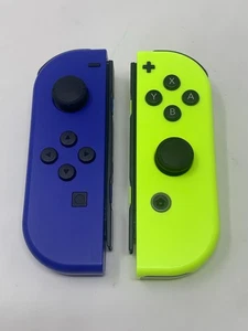 🔥 Controller Nintendo Joy-Con L/R per Switch - Blu/Giallo Neon Joy Con 🔥 - Foto 1 di 4
