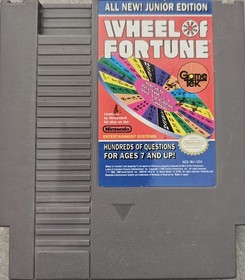 Wheel of Fortune * Junior Edition * Nintendo * NES * 1989 *
