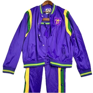 Big 3 Basketball Men’s Medium 3 Headed Monster Warm Up Suit Varsity Snaps READ - Picture 1 of 24