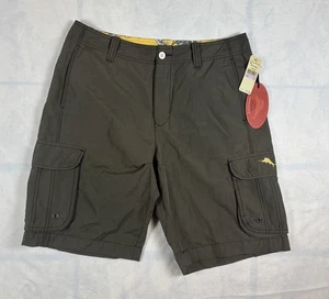 Pantalones Cortos Tommy Bahama Hybrid Of Paradise Para Hombres 32 Natación Carga Marrón Nuevo con Etiquetas - Imagen 1 de 4