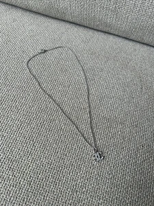 Chanel Silver Tone Logo Necklace - Picture 1 of 7