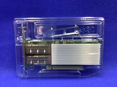 E810-CQDA2 DELL DWNRF Intel 100GbE Dual Port QSFP28 Eth Network Adapter 0DWNRF - Image 1 of 2