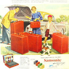 Samsonite Luggage Vintage Print Ad