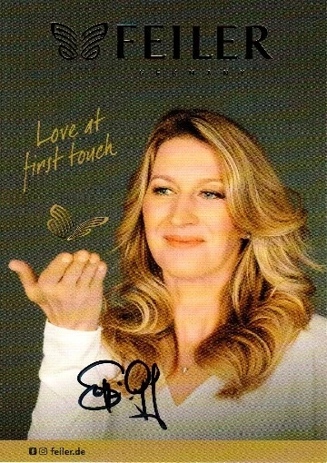 Autogramm Steffi GRAF Tennisprofi Olympiasiegerin 21x14,5 cm Karte 23-2 xyz - Bild 1 von 1