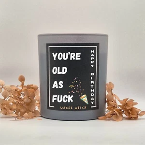 Funny Birthday Gift Men Women Unique Joke  Birthday Candle Gift - Picture 1 of 4