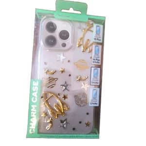 iPhone 14 13 15 Pro Max ,Plus Prime Connect Outer Space  Clear Case - Picture 1 of 3