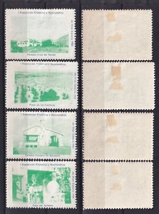 España 1953 Cartel Sello Cenicienta I Exposición Filatélica Gran Canaria Verde - Imagen 1 de 1