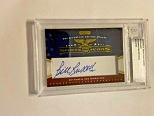 BILL RUSSELL - 2009 Razor Sports Icons Update Cut Signature Autograph #41 of 50