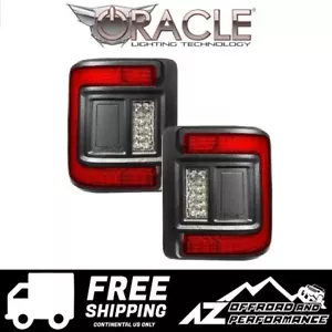 Oracle Lighting Flush Mount LED Tail Lights - Red for 18-Up Jeep Wrangler JL JLU - Picture 1 of 17
