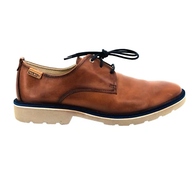 Womens 9.5-10 40 Pikolinos Bilbao Lace Up Oxford Dress Shoes Brown Leather Derby - Image 1 of 4