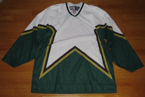 Vintage CCM Label -DALLAS STARS (Size LARGE) Blank Hockey Jersey Cover