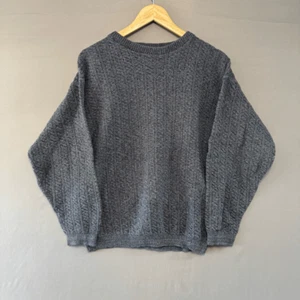Bill Blass Herren Pullover Grau Vintage Größe M Baumwollmischung Rundhals - Bild 1 von 8