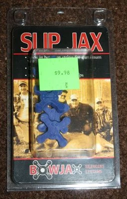 BowJax Slip Jax string silencer 1040 blue new 4 pack 19 grain - Image 1 of 3
