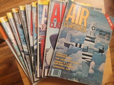 AIR CLASSICS - Lot of 10 MAGAZINES - AIRCRAFT & MILTARY - 1977-1979 - Image 1 of 4