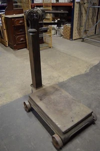Vintage Antique Fairbanks Morse Portable Floor Scale Cast Iron - Picture 1 of 6