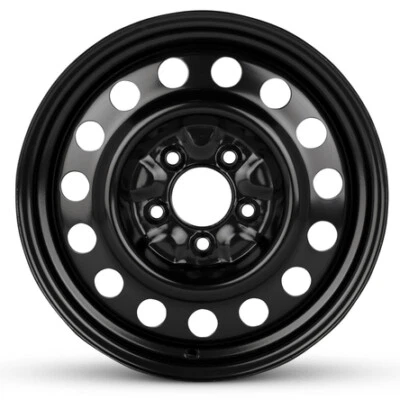 New Wheel For 06-07 Chevrolet Monte Carlo 16 Inch 16x6.5” Painted Black Steel - Image 1 of 4