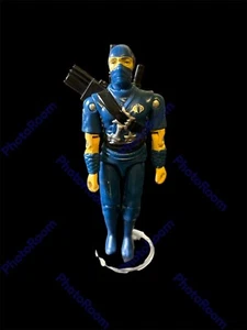 Cobalt Blue Storm Shadow GI Joe Black Major Custom 1984 Style Cobra w/Filecard - Picture 1 of 5