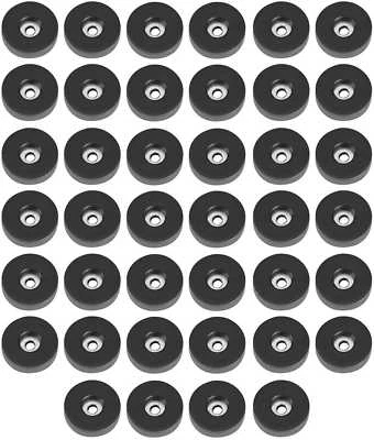 40 Gummifüße Ø 38 x 10 mm Stahleinlage Adam Hall 4906 Gerätefuß Möbelfüße Gummi