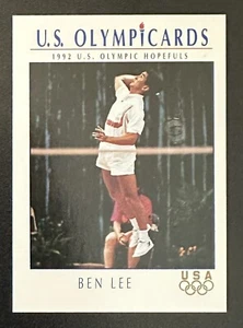 1992 Impel US Olympicards BEN LEE #6 Badminton - Bild 1 von 2