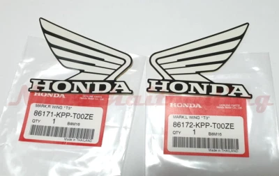 HONDA (GENUINE OE) Decalcomanie ad ala originali OEM Honda CBR 125 150 250 300 600 900 1000 CB CBR125 SSR