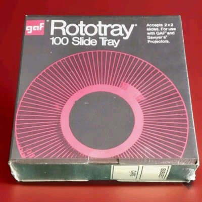 GAF Rototray 100 Slide Tray for Projector 2x2 & Sawyer's New SEALED - Image 1 of 4