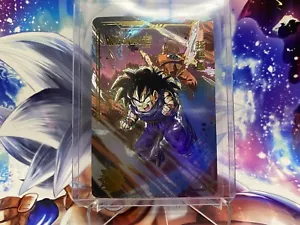 Kid Gohan Holográfico Raro Dragon Ball Lámina Holográfica HR 2o Aniversario - Imagen 1 de 5