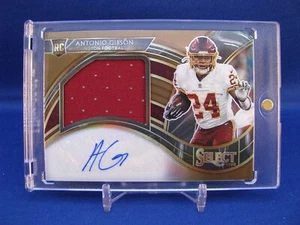 2020 Select "ANTONIO GIBSON" Copper Prizm Player-Worn Autograph RC ~ SN #25/49 ! - Picture 1 of 3