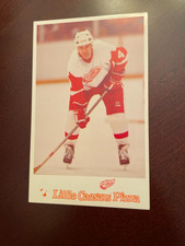 1987-88 Little Caesars Detroit Red Wings - Rick Zombo - PRINTING ERROR RARE  MT