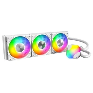 Montech HYPERFLOW ARGB 360 WHITE 360mm Liquid CPU Cooler, AIO Water Cooler - Picture 1 of 6
