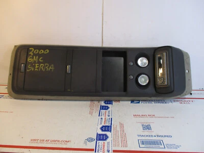 Chevrolet GMC Silverado Sierra consola techo superior mapa luces almacenamiento 99-06 Foto 1 de 4