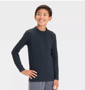 All in Motion long sleeve fitted performance mock neck tee black XL(14) - Picture 1 of 1