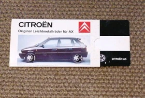 Citroen Original Leichtmetallräder für AX Modelle zum Verschieben - Bild 1 von 2