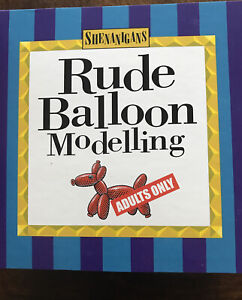 Rude Modelling Balloons With Instruction Book(Naughty Shenanigans)hen Stag Party