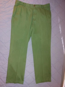 Southern Tide Men 36x30 Green Chino Pants Flat Front Classic Fit - Picture 1 of 12
