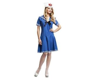 Costume For Adults My Other Me Sea Woman Blue M/L (2 Pieces) Unisex Costumes NEW