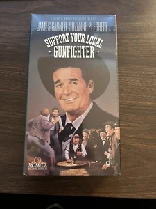 SUPPORT YOUR LOCAL GUNFIGHTER - VHS NEW SEALED RARE - 1971 James Garner - MGM WM - Picture 1 of 6