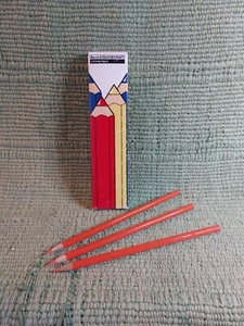 Vintage Berol Colourcraft Coloured Pencils - No.46 Orange x 12 - Boxed - Picture 1 of 19