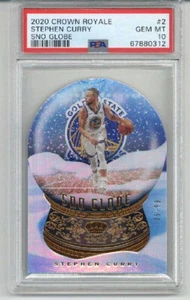 2020 PANINI CROWN ROYALE SNO GLOBE #2 STEPHEN CURRY LE /99 WARRIORS PSA 10 RARE - Picture 1 of 2