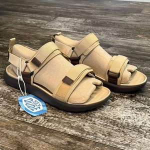 Hey Dude Carson Sandale Herren Größe 12 Sport hellbraun braun Komfort Wandern neu im Beutel - Bild 1 von 10