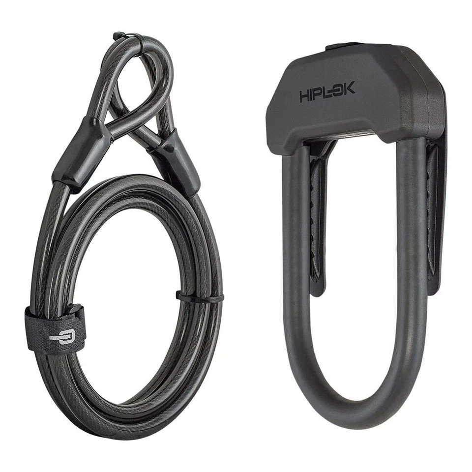 Hiplok DX Plus U-Lock and Cable Lock, Black - Image 1 of 1