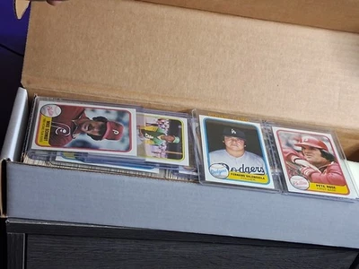 1981 Fleer Baseball Complete Set 660 NM Baines Gibson Valenzuela RC Rookie - Image 1 of 3