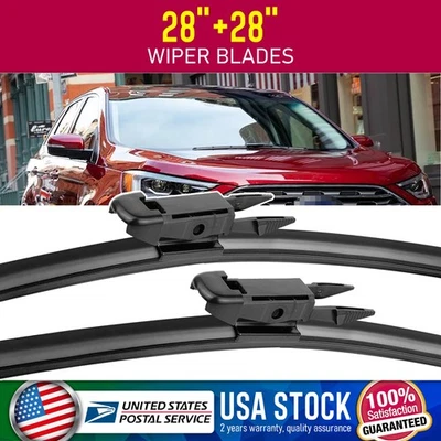 28''+28'' Wiper Windshield Rain Blade For 2015-2021 Ford Edge SE Sport2.0/3.5L - Imagem 1 de 4