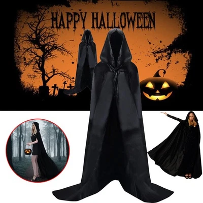 MARKENLOS Umhang mit Kapuze Halloween Umhang Vampir Umhang Erwachsene Cosplay Cape Kostüm