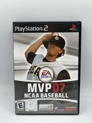 MVP NCAA Baseball 07 PS2 PlayStation 2 Game and Case - Image 1 of 4