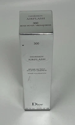 BASE SPRAY DIORSKIN AIRFLASH 70 ML/2,3 FL.OZ. #300 Nuevo En Caja DESCONTINUADO Foto 1 de 4
