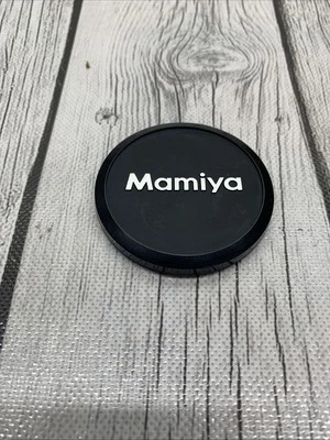 Mamiya Genuine Black / Silver Snap On Front Camera Lens Cap - Image 1 of 4