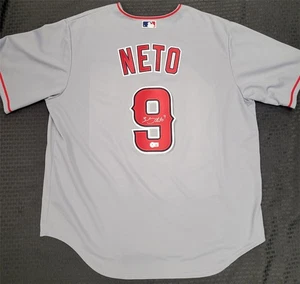 Zach Neto signed Angels Gray Away Jersey autograph ~ BAS Beckett Witness - Picture 1 of 5