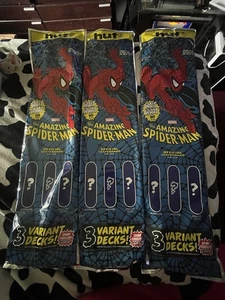 HUF x MARVEL SPIDER-MAN ISSUE 300 BLIND BAG DECK! NEW! SEALED! Lot Of 3 - Picture 1 of 2