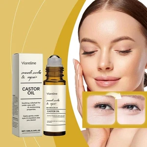 Eye Roll-on Castor Oil Nourishes Hydrates Around The Eyes Soft Radian t R0A0 - Picture 1 of 17