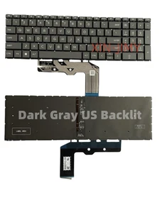 NEW US Dark Gray Keybaord for HP Envy17 17-DA 17T-DA with backlit - Picture 1 of 3